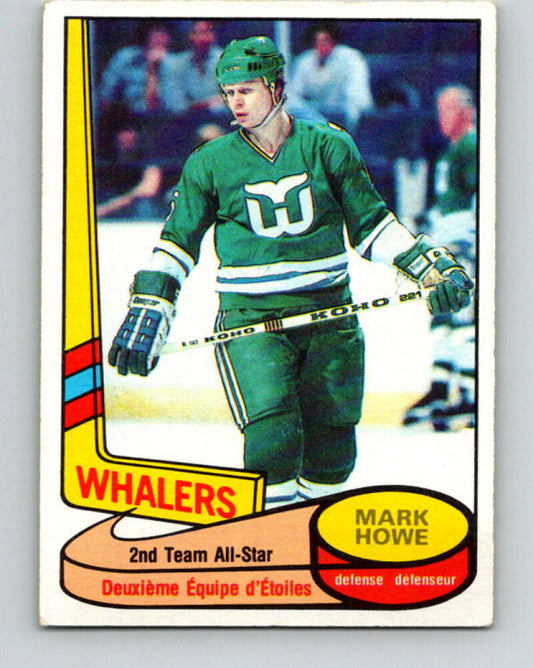 1980-81 O-Pee-Chee #91 Mark Howe AS  Hartford Whalers  V37925