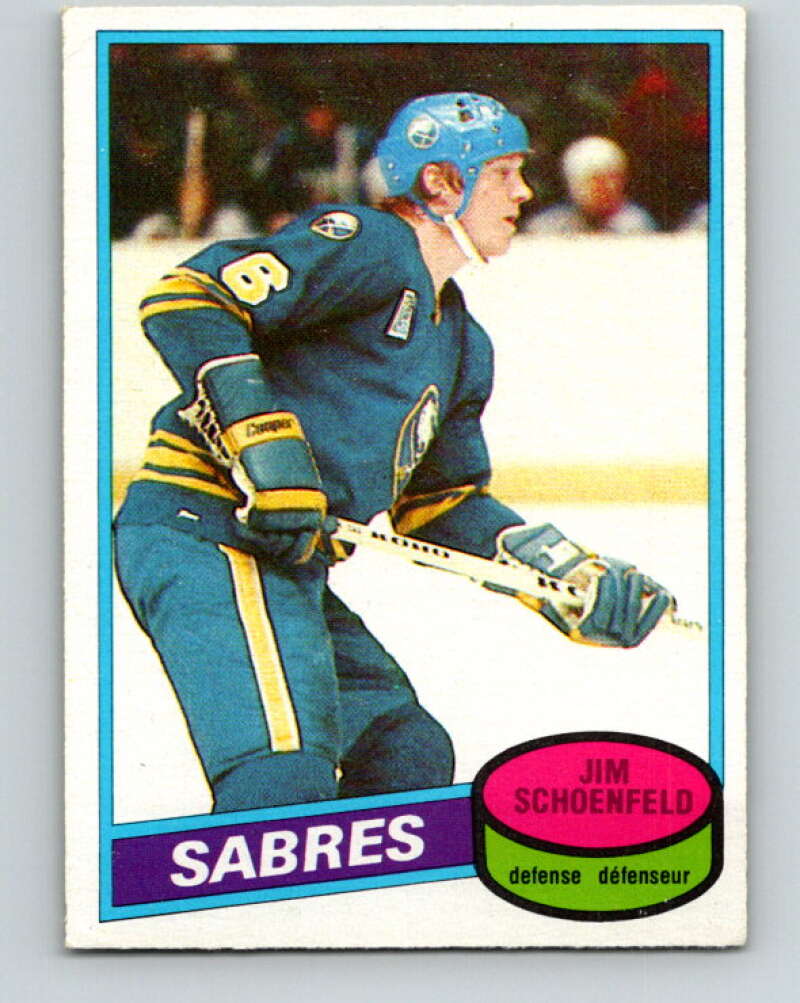 1980-81 O-Pee-Chee #96 Jim Schoenfeld  Buffalo Sabres  V37973