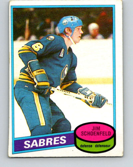 1980-81 O-Pee-Chee #96 Jim Schoenfeld  Buffalo Sabres  V37974