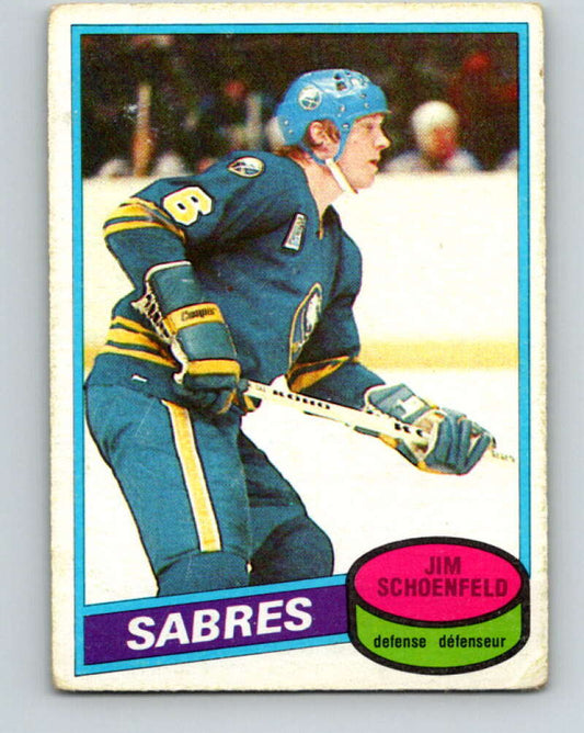 1980-81 O-Pee-Chee #96 Jim Schoenfeld  Buffalo Sabres  V37975