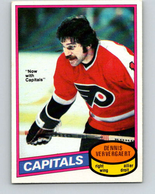 1980-81 O-Pee-Chee #99 Dennis Ververgaert  Washington Capitals  V38007