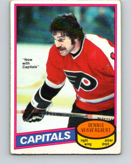 1980-81 O-Pee-Chee #99 Dennis Ververgaert  Washington Capitals  V38008