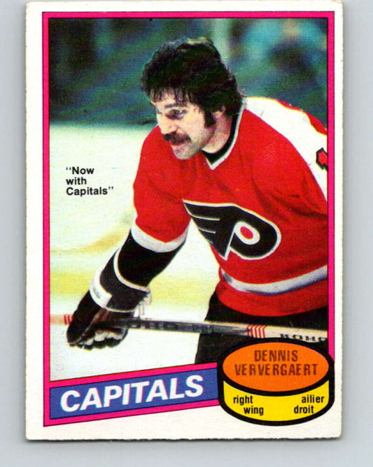 1980-81 O-Pee-Chee #99 Dennis Ververgaert  Washington Capitals  V38009