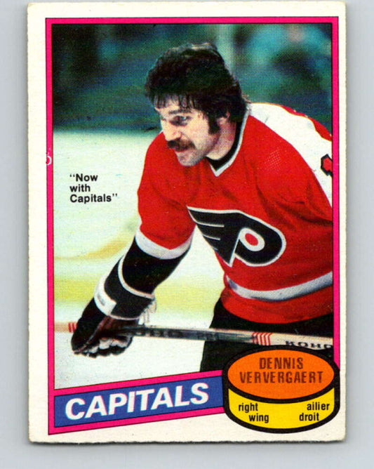 1980-81 O-Pee-Chee #99 Dennis Ververgaert  Washington Capitals  V38011