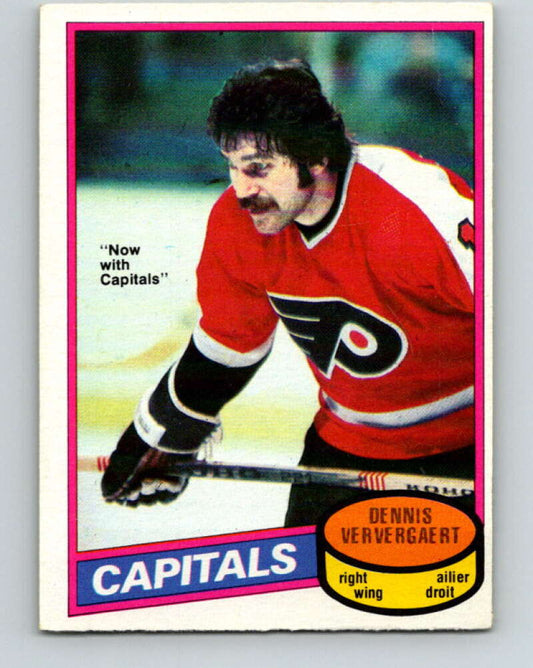 1980-81 O-Pee-Chee #99 Dennis Ververgaert  Washington Capitals  V38012