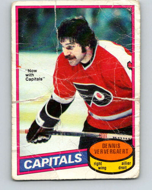 1980-81 O-Pee-Chee #99 Dennis Ververgaert  Washington Capitals  V38013