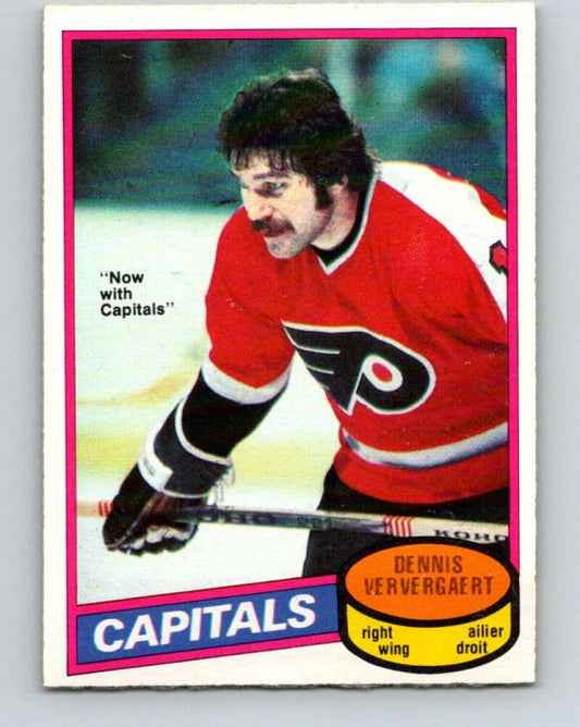 1980-81 O-Pee-Chee #99 Dennis Ververgaert  Washington Capitals  V38014