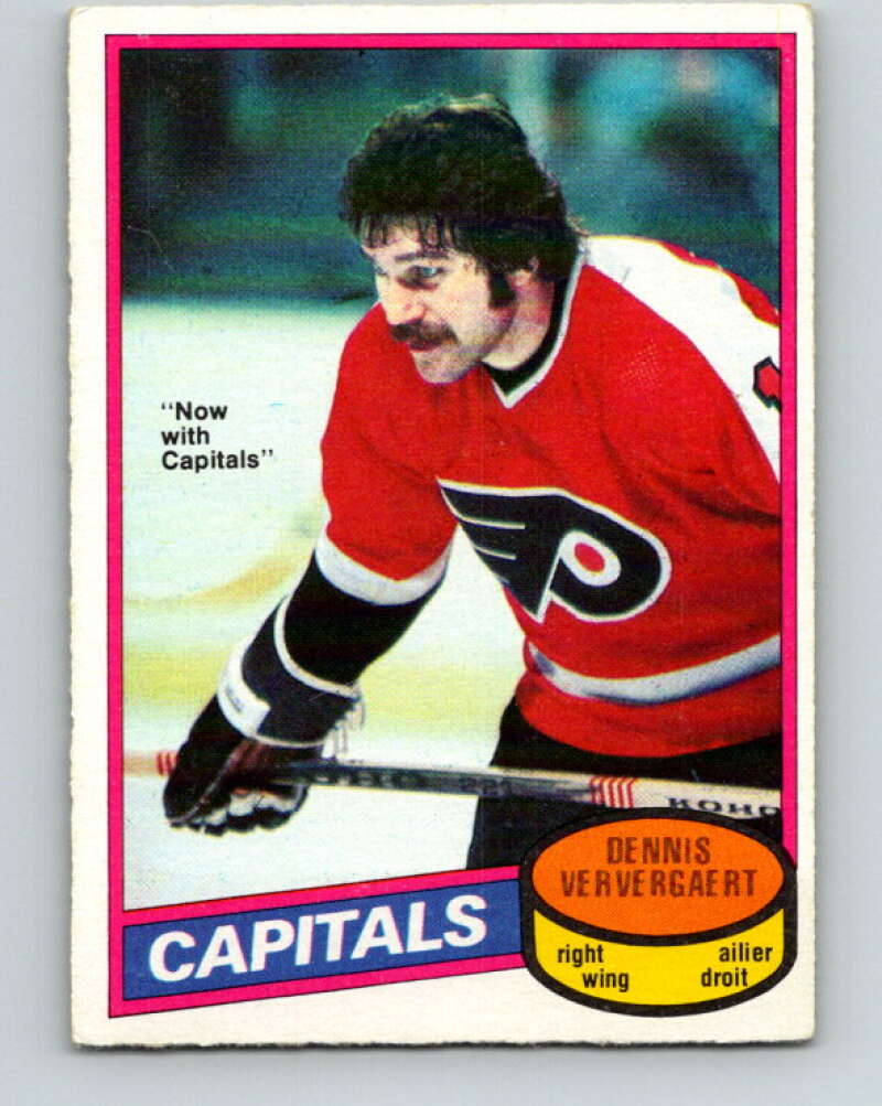 1980-81 O-Pee-Chee #99 Dennis Ververgaert  Washington Capitals  V38017