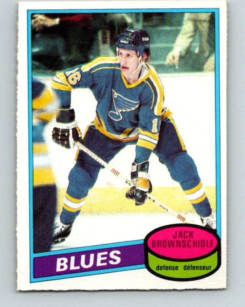 1980-81 O-Pee-Chee #101 Jack Brownschidle  St. Louis Blues  V38033