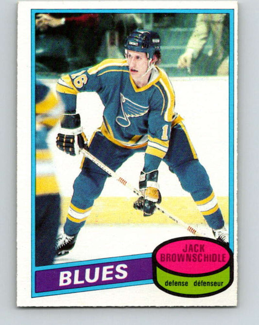 1980-81 O-Pee-Chee #101 Jack Brownschidle  St. Louis Blues  V38038