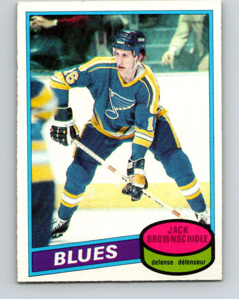 1980-81 O-Pee-Chee #101 Jack Brownschidle  St. Louis Blues  V38039