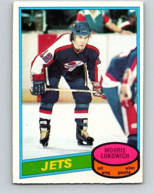 1980-81 O-Pee-Chee #107 Morris Lukowich  Winnipeg Jets  V38089