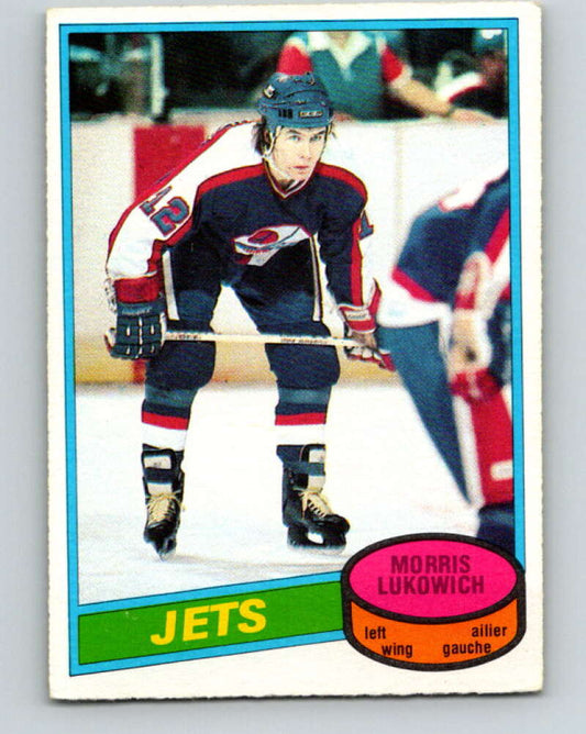 1980-81 O-Pee-Chee #107 Morris Lukowich  Winnipeg Jets  V38091