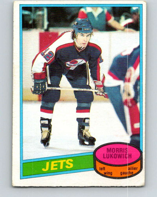 1980-81 O-Pee-Chee #107 Morris Lukowich  Winnipeg Jets  V38095