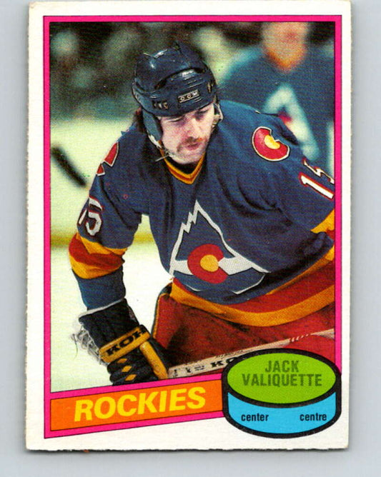 1980-81 O-Pee-Chee #108 Jack Valiquette  Colorado Rockies  V38100