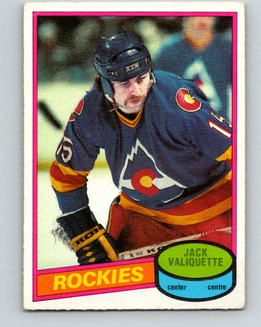 1980-81 O-Pee-Chee #108 Jack Valiquette  Colorado Rockies  V38101