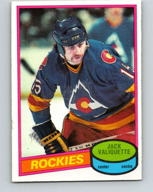 1980-81 O-Pee-Chee #108 Jack Valiquette  Colorado Rockies  V38102