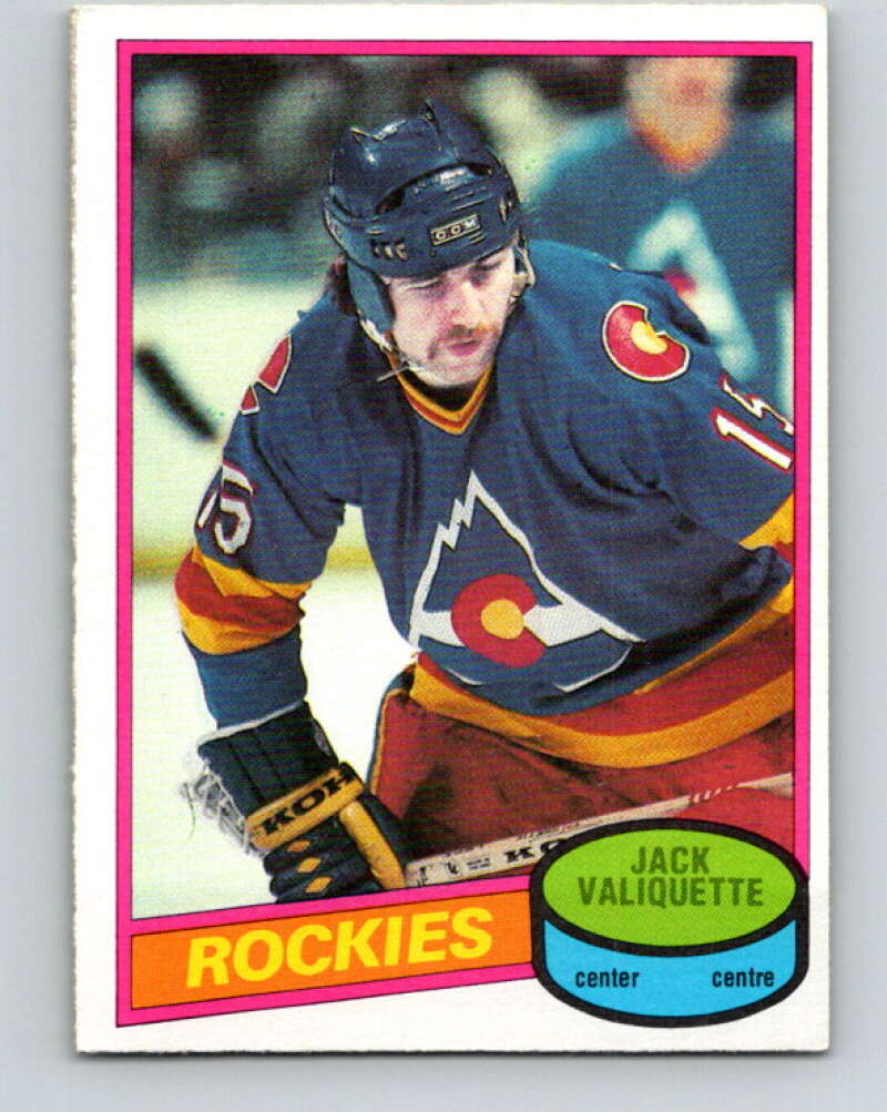 1980-81 O-Pee-Chee #108 Jack Valiquette  Colorado Rockies  V38104