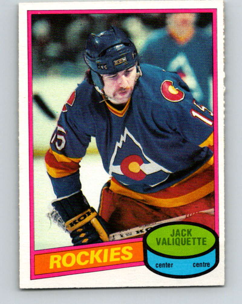 1980-81 O-Pee-Chee #108 Jack Valiquette  Colorado Rockies  V38105