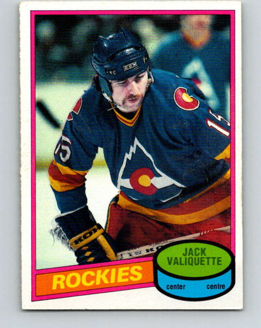 1980-81 O-Pee-Chee #108 Jack Valiquette  Colorado Rockies  V38106