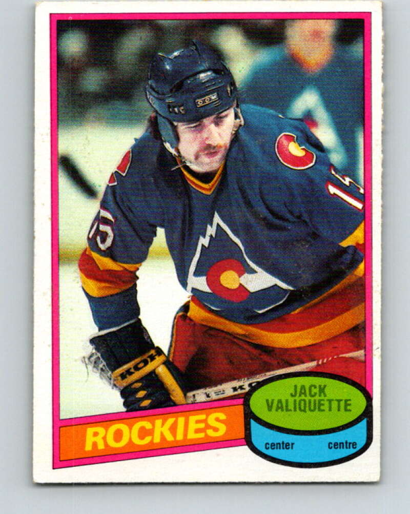 1980-81 O-Pee-Chee #108 Jack Valiquette  Colorado Rockies  V38107