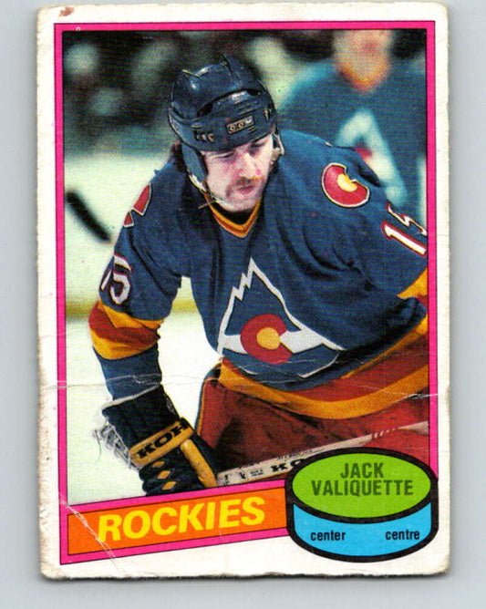 1980-81 O-Pee-Chee #108 Jack Valiquette  Colorado Rockies  V38109