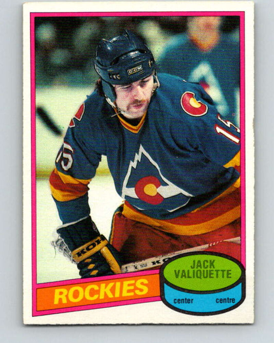 1980-81 O-Pee-Chee #108 Jack Valiquette  Colorado Rockies  V38110