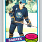 1980-81 O-Pee-Chee #109 Richie Dunn  RC Rookie Buffalo Sabres  V38116