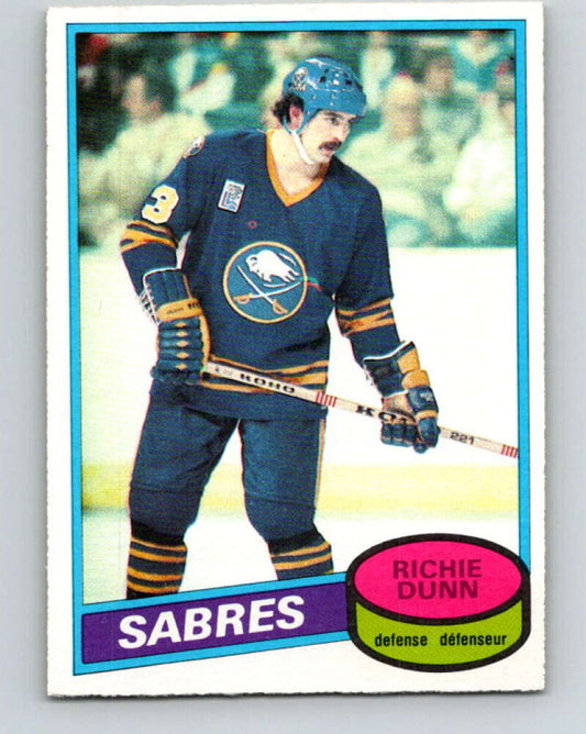 1980-81 O-Pee-Chee #109 Richie Dunn  RC Rookie Buffalo Sabres  V38116