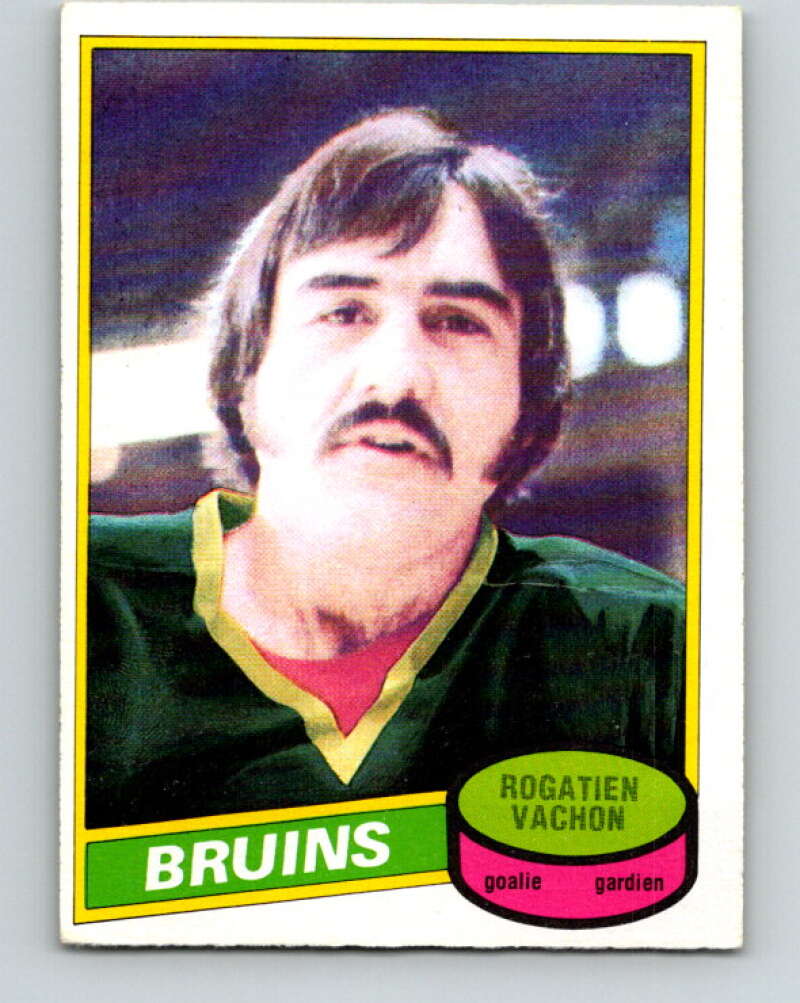 1980-81 O-Pee-Chee #110 Rogie Vachon  Boston Bruins  V38120