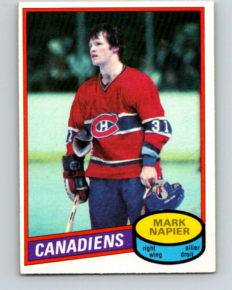 1980-81 O-Pee-Chee #111 Mark Napier  Montreal Canadiens  V38126