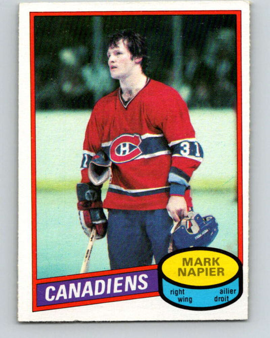 1980-81 O-Pee-Chee #111 Mark Napier  Montreal Canadiens  V38128