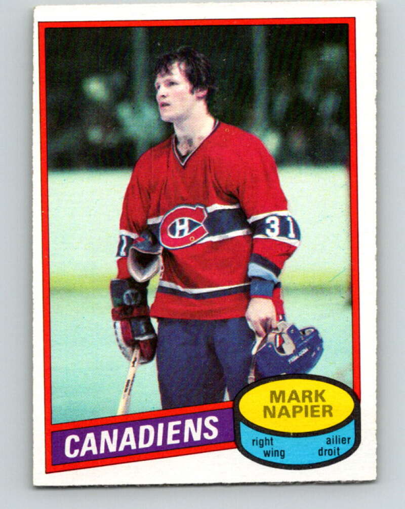 1980-81 O-Pee-Chee #111 Mark Napier  Montreal Canadiens  V38129