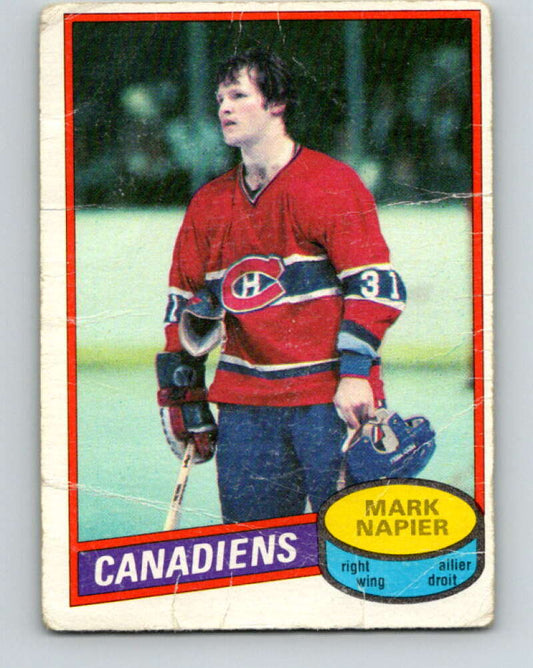 1980-81 O-Pee-Chee #111 Mark Napier  Montreal Canadiens  V38130