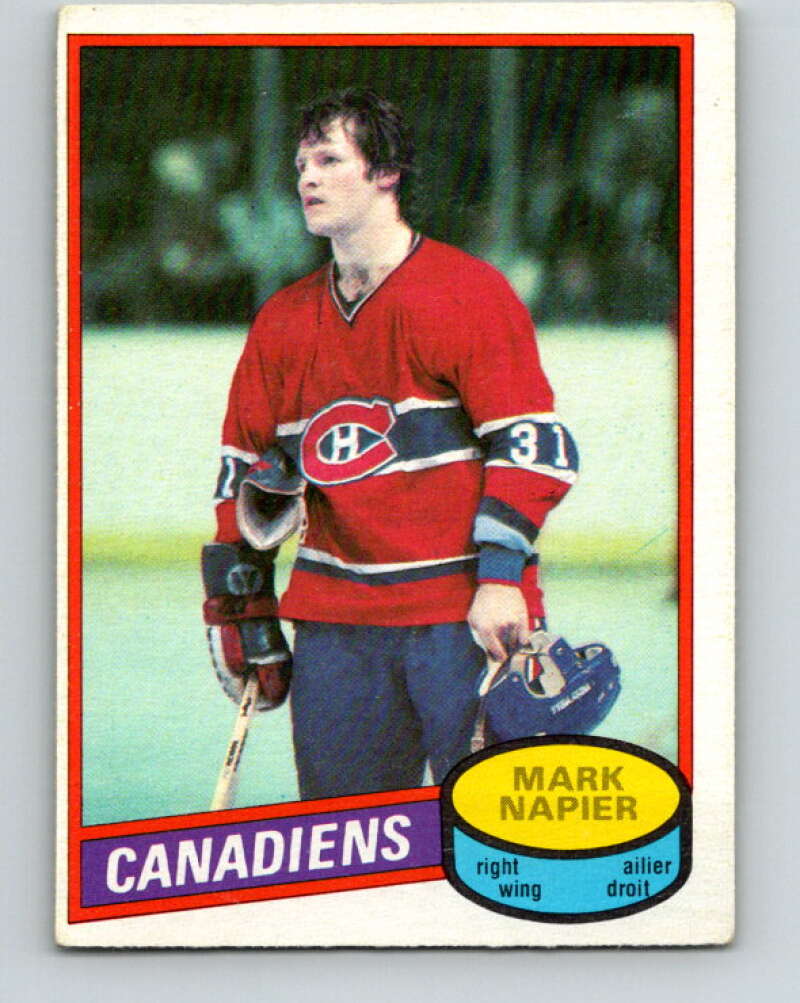 1980-81 O-Pee-Chee #111 Mark Napier  Montreal Canadiens  V38131