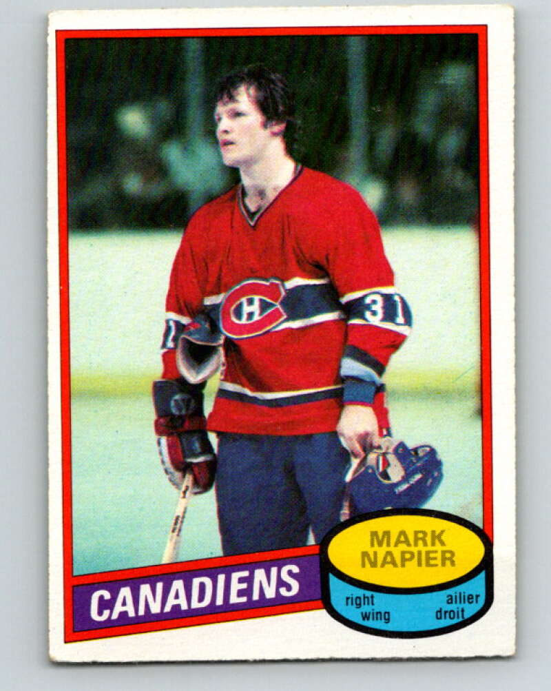 1980-81 O-Pee-Chee #111 Mark Napier  Montreal Canadiens  V38132