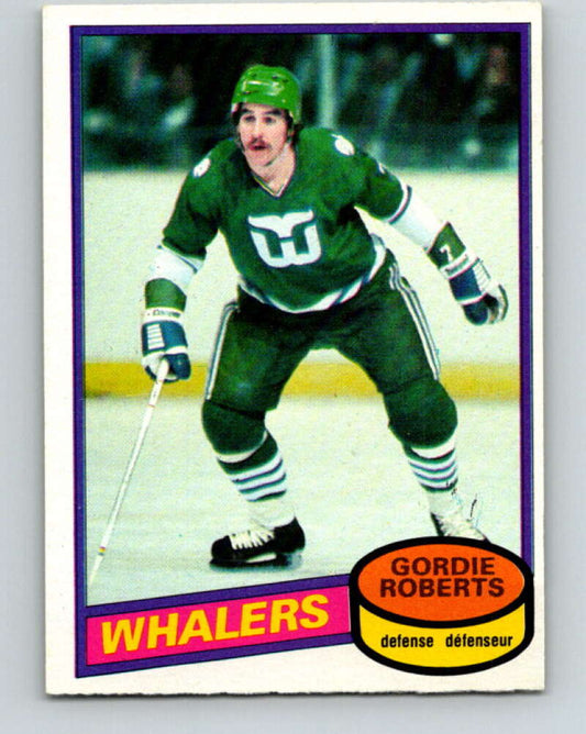 1980-81 O-Pee-Chee #112 Gordie Roberts  Hartford Whalers  V38133