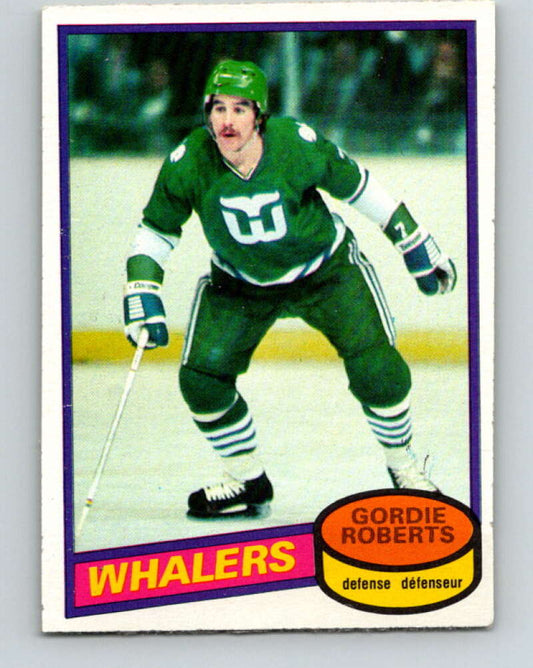 1980-81 O-Pee-Chee #112 Gordie Roberts  Hartford Whalers  V38134