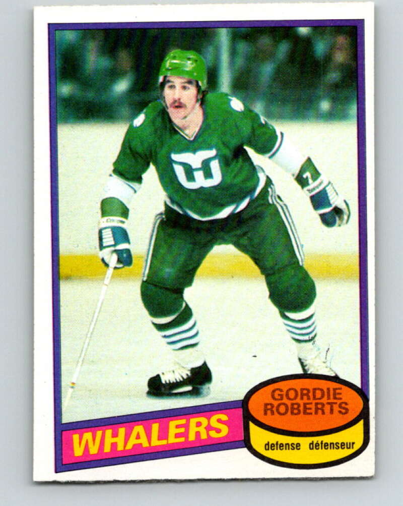 1980-81 O-Pee-Chee #112 Gordie Roberts  Hartford Whalers  V38135