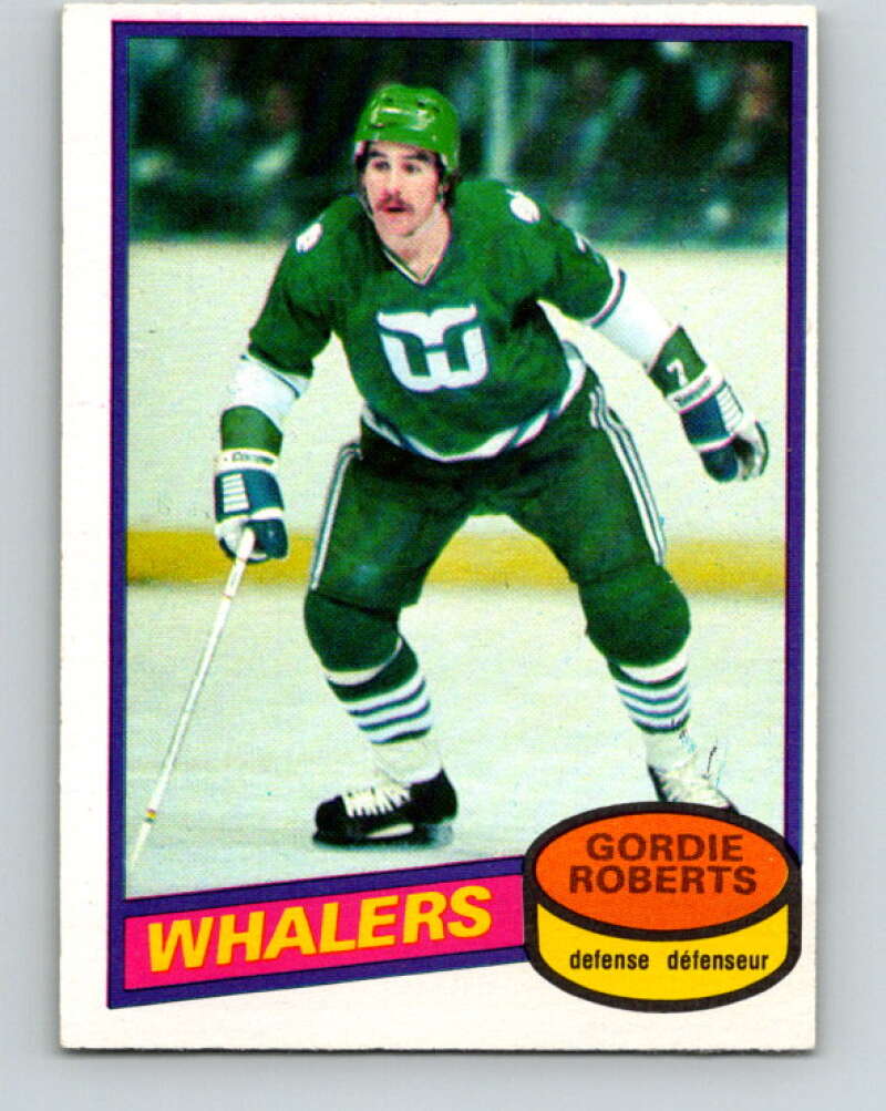 1980-81 O-Pee-Chee #112 Gordie Roberts  Hartford Whalers  V38137