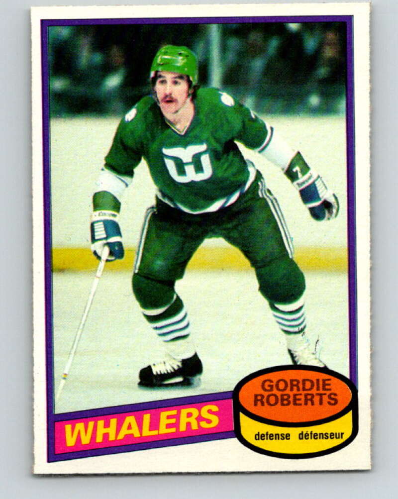 1980-81 O-Pee-Chee #112 Gordie Roberts  Hartford Whalers  V38138