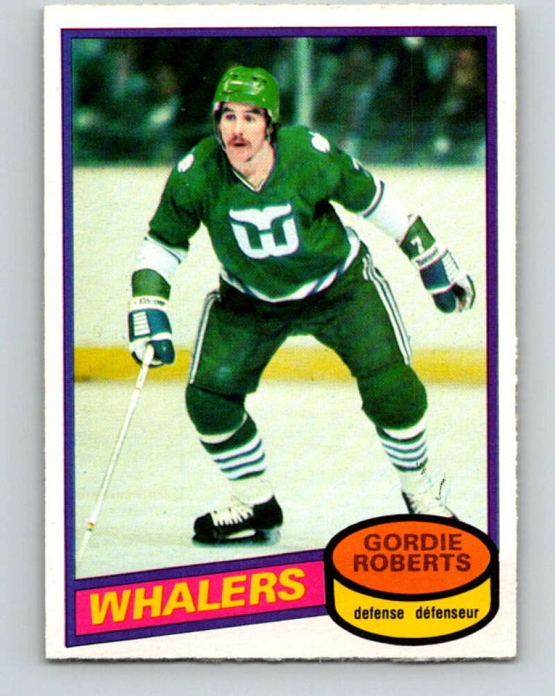 1980-81 O-Pee-Chee #112 Gordie Roberts  Hartford Whalers  V38140