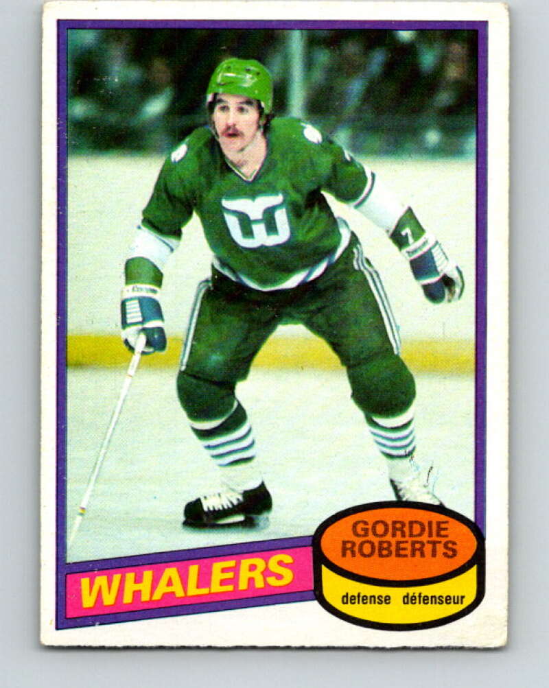 1980-81 O-Pee-Chee #112 Gordie Roberts  Hartford Whalers  V38141