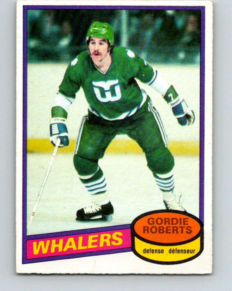 1980-81 O-Pee-Chee #112 Gordie Roberts  Hartford Whalers  V38142