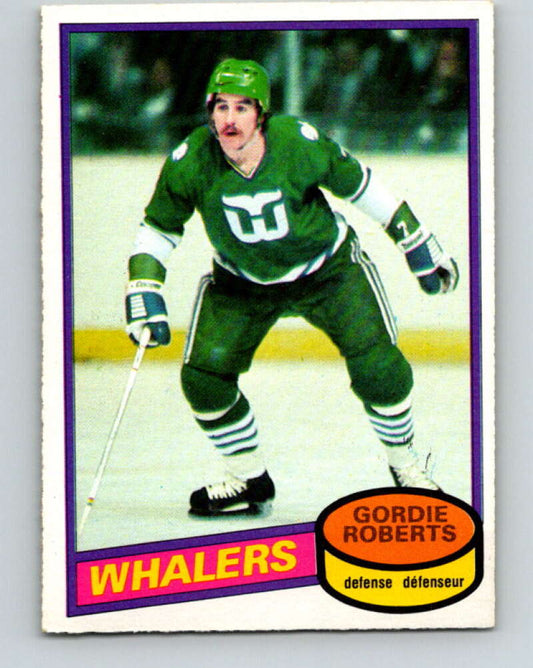 1980-81 O-Pee-Chee #112 Gordie Roberts  Hartford Whalers  V38143