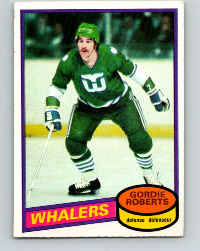 1980-81 O-Pee-Chee #112 Gordie Roberts  Hartford Whalers  V38144