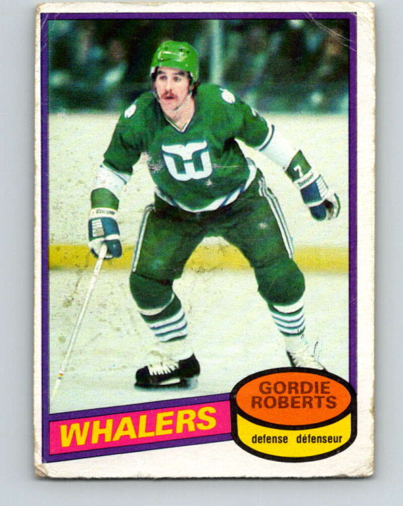 1980-81 O-Pee-Chee #112 Gordie Roberts  Hartford Whalers  V38145