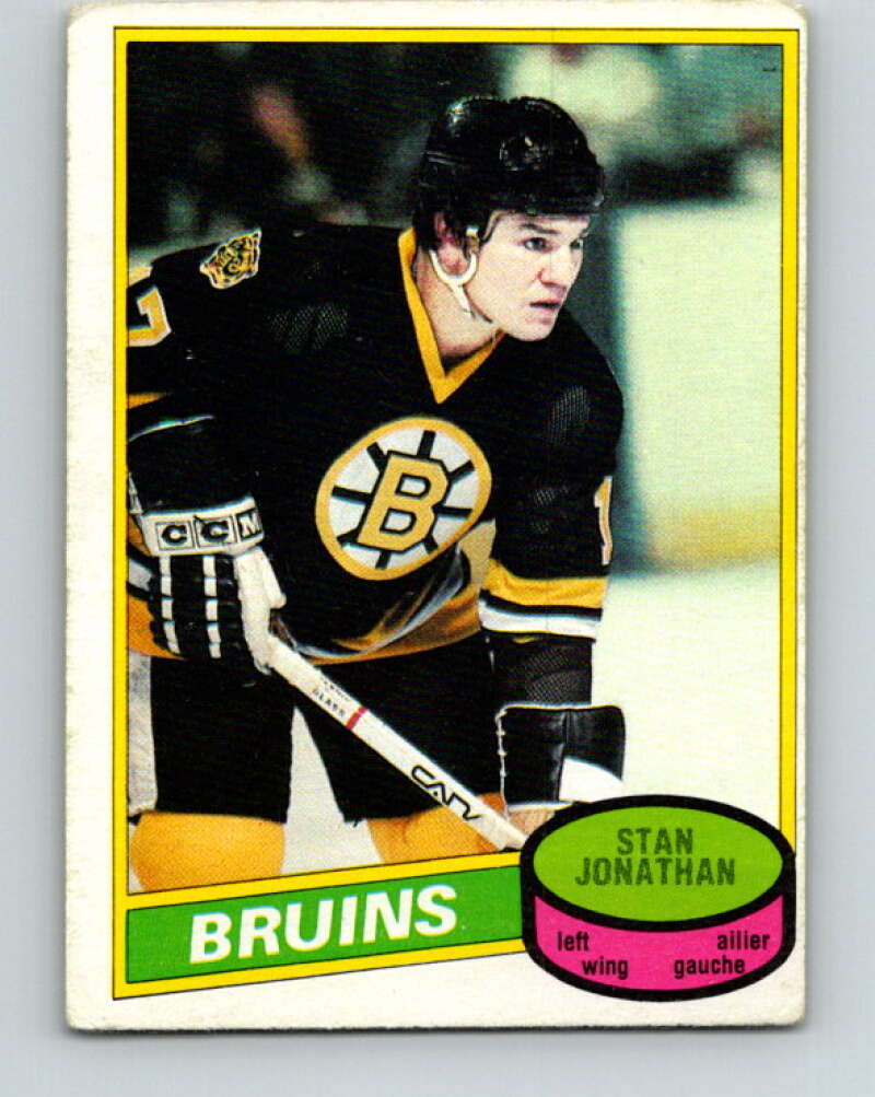 1980-81 O-Pee-Chee #113 Stan Jonathan  Boston Bruins  V38160