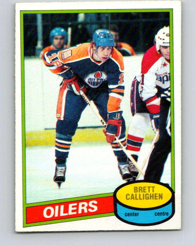 1980-81 O-Pee-Chee #114 Brett Callighen  Edmonton Oilers  V38165