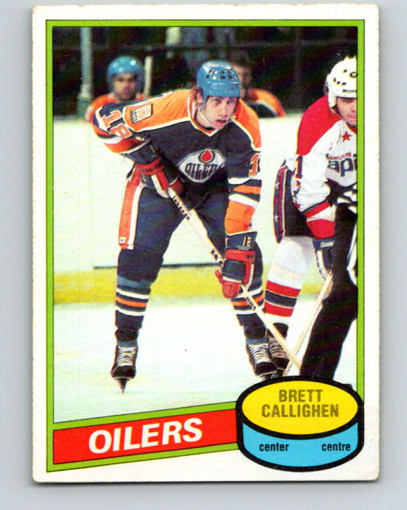 1980-81 O-Pee-Chee #114 Brett Callighen  Edmonton Oilers  V38166